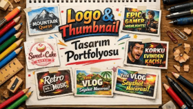 etkileyici thumbnail ve profil tasarımları yapabilirim