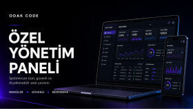 size özel yönetim paneli ve web yazılımı geliştiririm