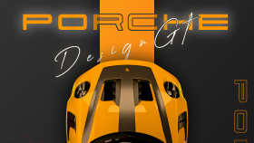 Porche 911 GT RS Afiş Tasarımı