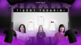 Anneler Gününe Özel 3'lü Minimal ve Modern Tişört Tasarımı
