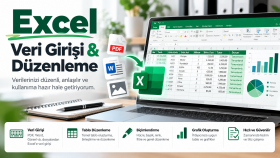 Excel veri girişi ve düzenleme yapabilirim
