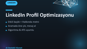 Ben,LinkedIn profilini öne çıkaracak şekilde optimize ederim