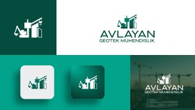 Avlayan Geotek Mühendislik Logo Tasarım Çalışması