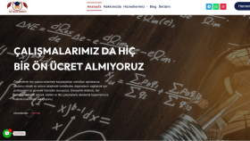 Tez yazım merkezi için yaptığım web tasarım