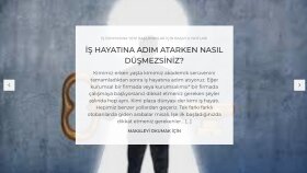  iş hayatına ait makaleler yazarım
