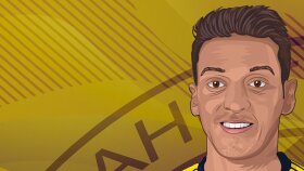 Mesut Özil Vektörel Portre