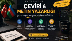 profesyonel ve hatasız İngilizce-Türkçe çeviri yaparım