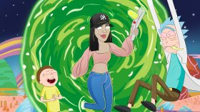 RİCK AND MORTY TARZI PORTRE