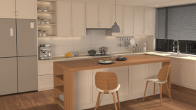 Modern Mutfak İç Mekân Tasarımı | 3ds Max & V-Ray
