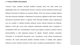 Tez konusunda yardımcı oldum