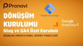 Gtag ve GA4 dönüşüm kurulumunuzu yapabilirim