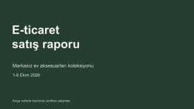 Google Slides ile E-ticaret Satış Raporu Sunumu