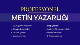 SEO uyumlu içerik ve metin yazarlığı yaparım