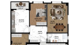 MİMARİ MODELLEME - PLAN BOYAMA