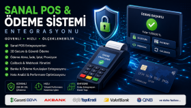 sanal pos ve ödeme sistemi entegrasyonu yaparım
