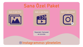 instagram hesabınızı aylık yönetirim