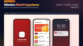 Web Sitesinden Mobil Uygulama – Örnek Çalışma