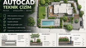 AutoCAD ile teknik çizim ve uygulama detayı hazırlayabilirim
