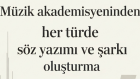 her türde müzik üretip söz ve şarkı oluştururum