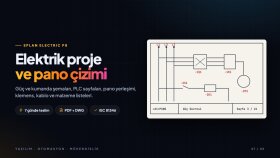 EPLAN ile elektrik proje ve pano çizimi yaparım