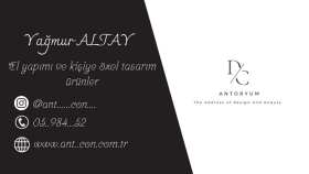  en beğeneceğiniz kartviziti tasarlarım