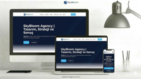 SkyBloom - Kurumsal Web Sitesi Tasarımı