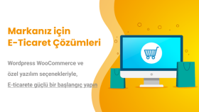 sizin için profesyonel e-ticaret sitesi hazırlarım