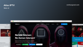 Atlas IPTV Web Arayüz Tasarımı - Web UI