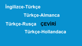 Türkçe-İngilizce ve Türkçe-diğer dillere çeviri yapabilirim