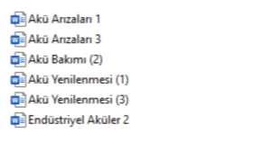 İş örneğim