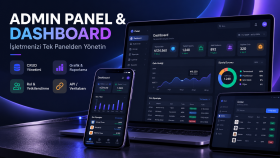 işletmenize özel admin paneli ve dashboard geliştiririm