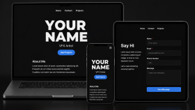 etkileyici bir kişisel portfolyo web sitesi kurabilirim