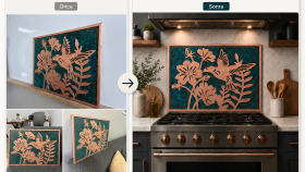 ocak arkası ürünü etsy satışı için görsel çalışması