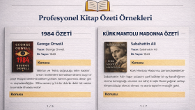 Kitap Özeti Çalışmaları