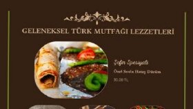 İsteğe özel restorant broşür ve menü tasarımı