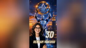 Ben, Yapay zeka destekli 3D reklam videoları hazırlarım 