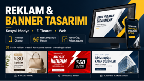 profesyonel reklam ve banner tasarımları hazırlarım