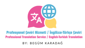 İngilizce çevirilerinizi yapabilirim