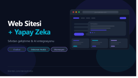 sıfırdan web sitesi ve uygulama geliştiriyorum