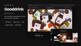 Gooddrink Bar Catering Kurumsal Web Sitesi Tasarımı