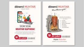 Dönerci Muhtar Broşür Tasarımı