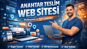 her ölçekte anahtar teslim web sitesi tasarlarım