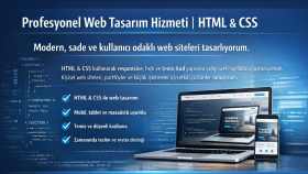 modern ve kullanıcı odaklı web tasarım yaparım