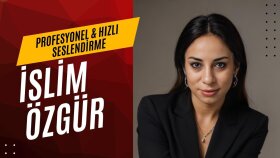 profesyonel seslendirme hizmeti veriyorum