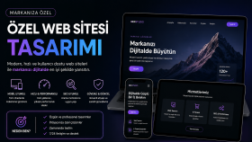 markanıza özel modern ve profesyonel web sitesi tasarlıyorum