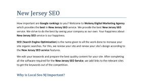 New Jersey SEO