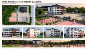 Okul - Modelleme Çalışması