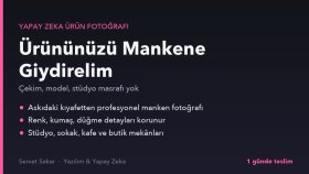 ürününüzü yapay zeka ile mankene giydirip fotoğraflarım