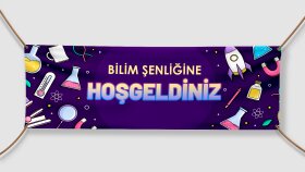 Bilim Fuarı Branda Tasarımı