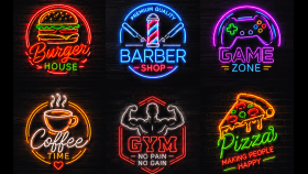 profesyonel neon logo tasarlıyorum